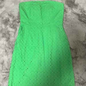 Greet strapless dress with pockets💚